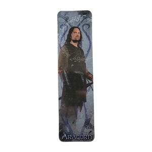 Vintage Aragorn Tab Bookmark, 2002 Lord Rings Two Towers, Y2K Movie, XTAB-622477